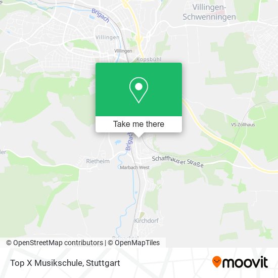 Top X Musikschule map