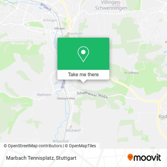 Marbach Tennisplatz map