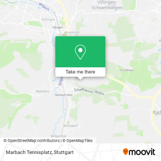 Карта Marbach Tennisplatz