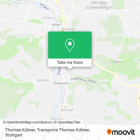 Карта Thomas Kühner, Transporte Thomas Kühner