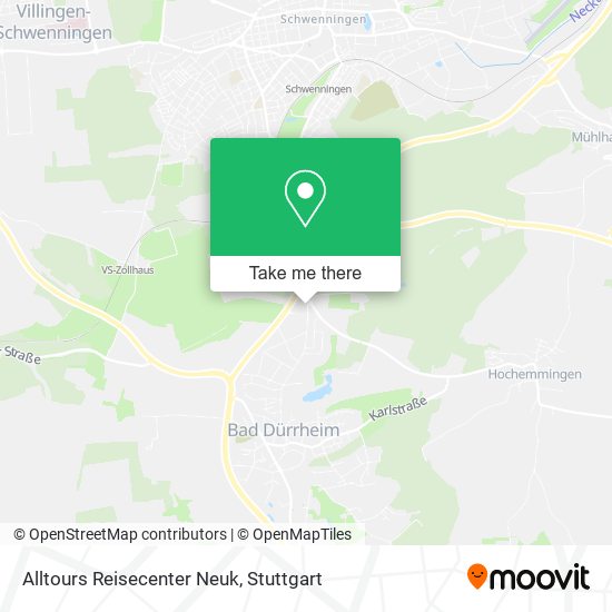 Карта Alltours Reisecenter Neuk