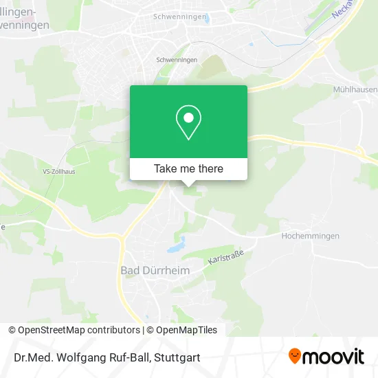 Карта Dr.Med. Wolfgang Ruf-Ball