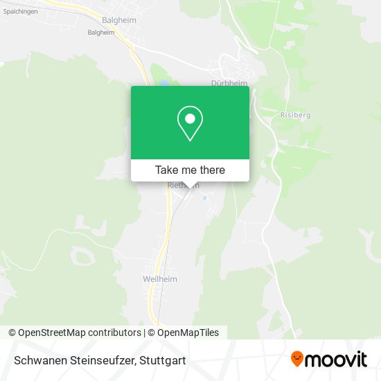 Schwanen Steinseufzer map