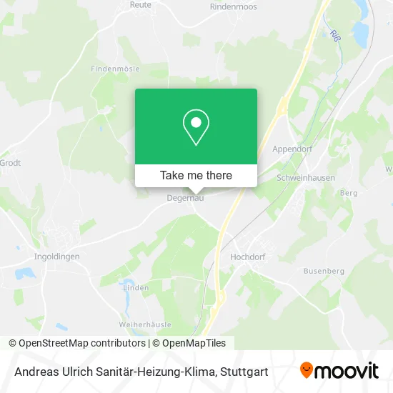 Карта Andreas Ulrich Sanitär-Heizung-Klima