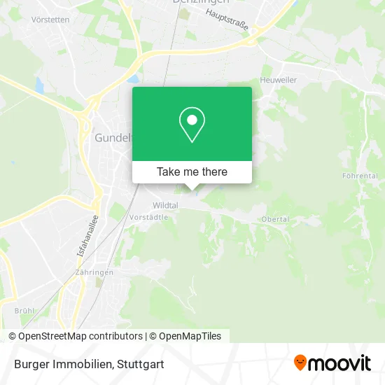 Карта Burger Immobilien