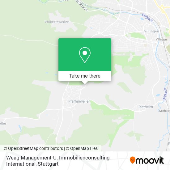 Карта Weag Management-U. Immobilienconsulting International