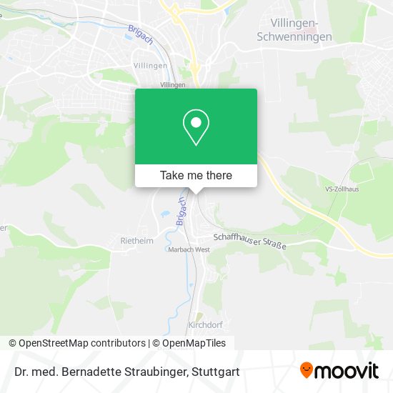 Dr. med. Bernadette Straubinger map