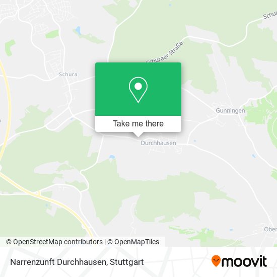 Narrenzunft Durchhausen map