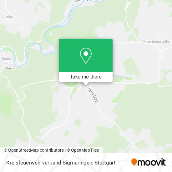 Карта Kreisfeuerwehrverband Sigmaringen