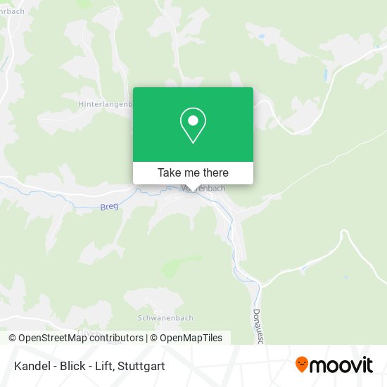 Карта Kandel - Blick - Lift