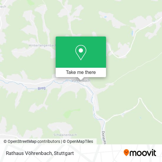 Rathaus Vöhrenbach map