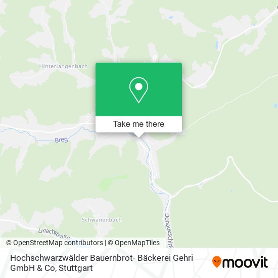 Hochschwarzwälder Bauernbrot- Bäckerei Gehri GmbH & Co map