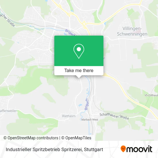 Карта Industrieller Spritzbetrieb Spritzerei