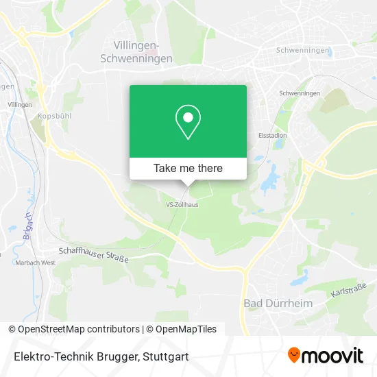 Карта Elektro-Technik Brugger