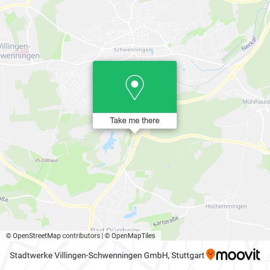 Stadtwerke Villingen-Schwenningen GmbH map