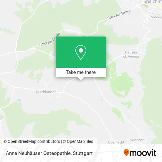 Карта Anne Neuhäuser Osteopathie
