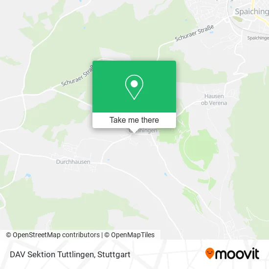 Карта DAV Sektion Tuttlingen