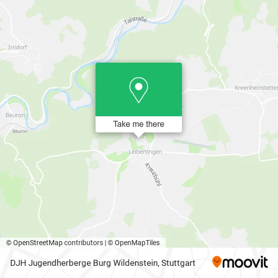 Карта DJH Jugendherberge Burg Wildenstein
