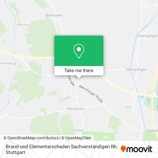 Brand-und Elementarschaden Sachverständigen Rh map