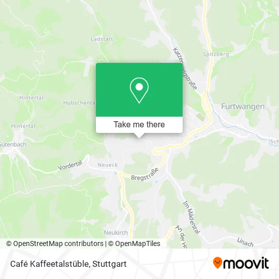 Карта Café Kaffeetalstüble