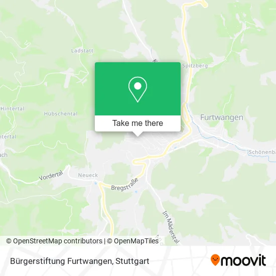 Карта Bürgerstiftung Furtwangen