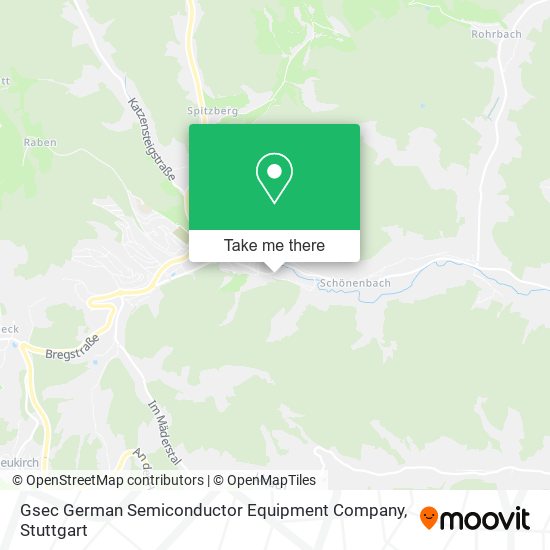 Gsec German Semiconductor Equipment Company map