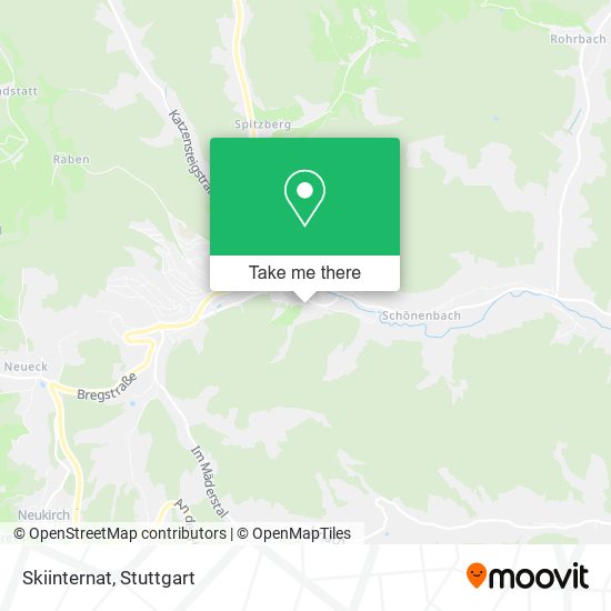 Карта Skiinternat