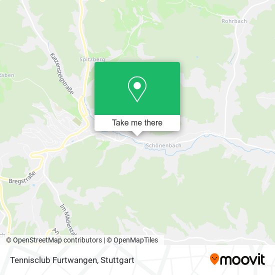 Tennisclub Furtwangen map