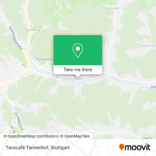 Карта Tanzcafè Tannenhof