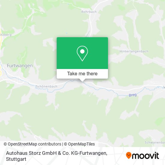 Autohaus Storz GmbH & Co. KG-Furtwangen map