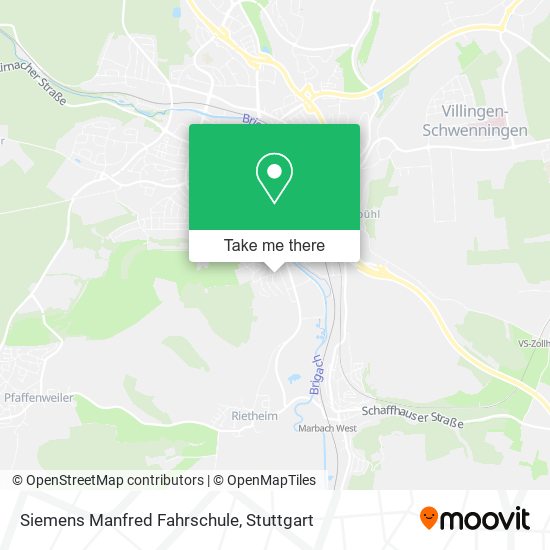 Siemens Manfred Fahrschule map
