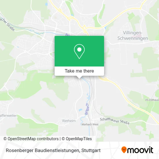 Rosenberger Baudienstleistungen map