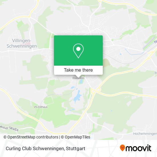 Curling Club Schwenningen map