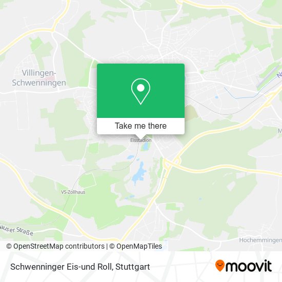 Schwenninger Eis-und Roll map