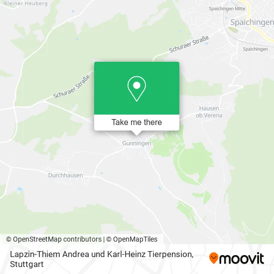 Карта Lapzin-Thiem Andrea und Karl-Heinz Tierpension