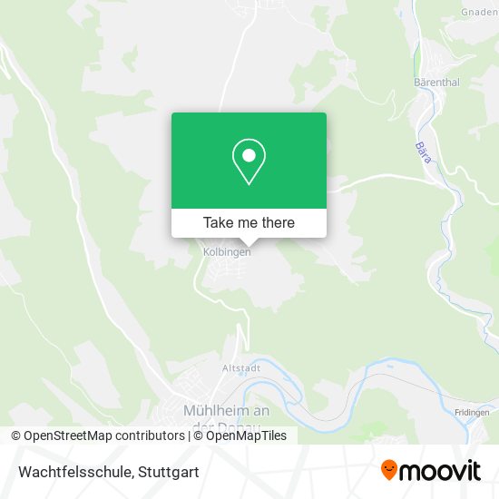 Карта Wachtfelsschule