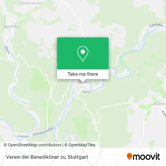 Карта Verein der Benediktiner zu