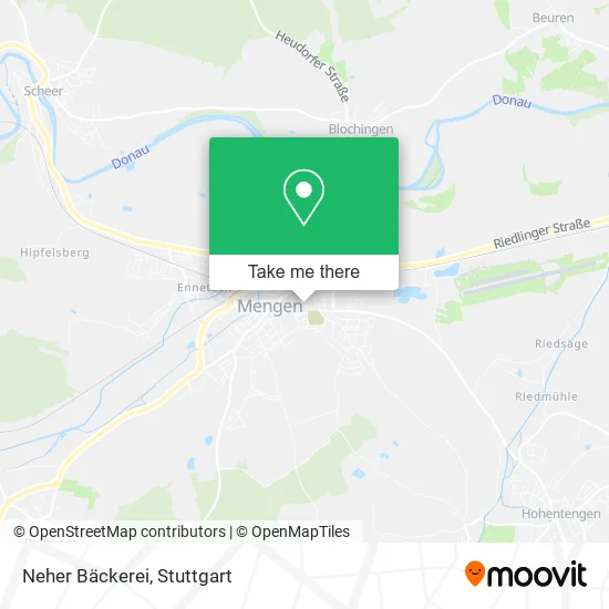 Карта Neher Bäckerei