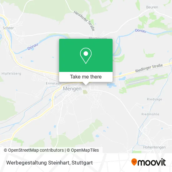 Карта Werbegestaltung Steinhart