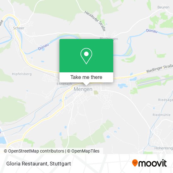 Карта Gloria Restaurant