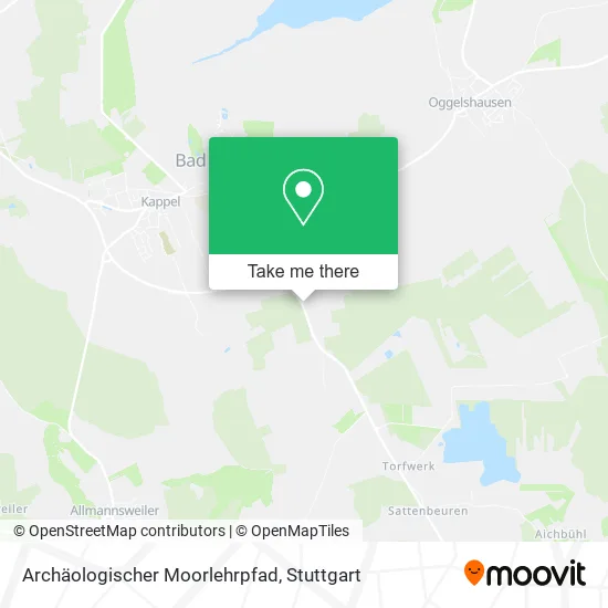 Карта Archäologischer Moorlehrpfad