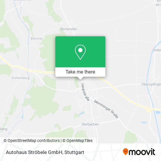 Autohaus Ströbele GmbH map