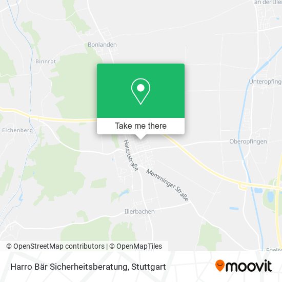 Harro Bär Sicherheitsberatung map