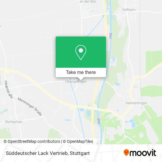 Карта Süddeutscher Lack Vertrieb