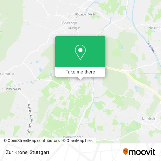Карта Zur Krone