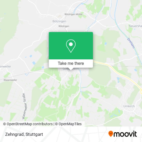 Карта Zehngrad