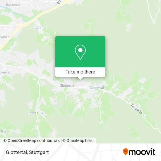 Карта Glottertal