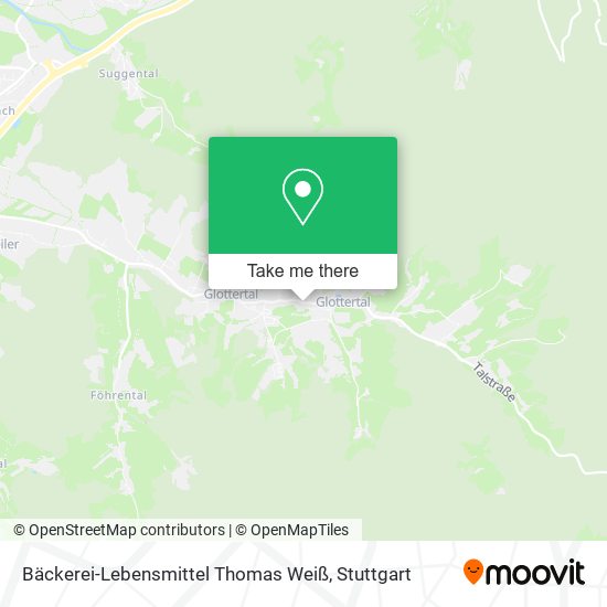 Карта Bäckerei-Lebensmittel Thomas Weiß