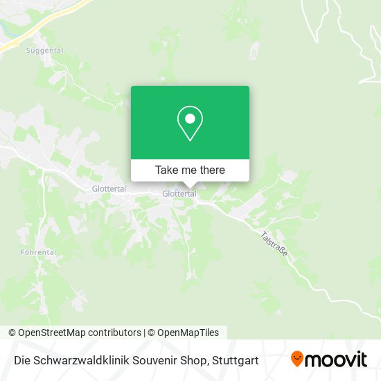 Die Schwarzwaldklinik Souvenir Shop map