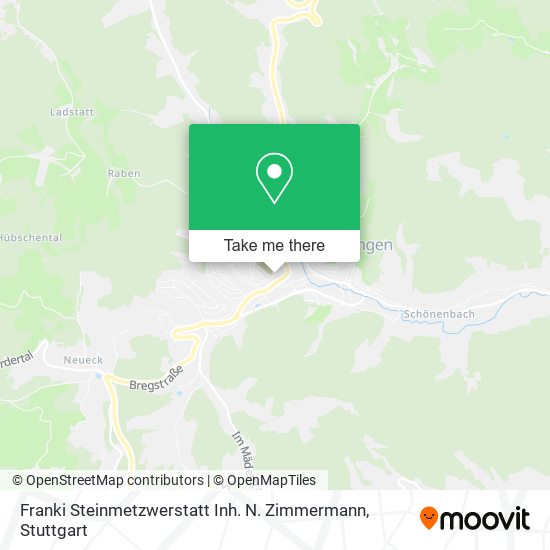 Franki Steinmetzwerstatt Inh. N. Zimmermann map